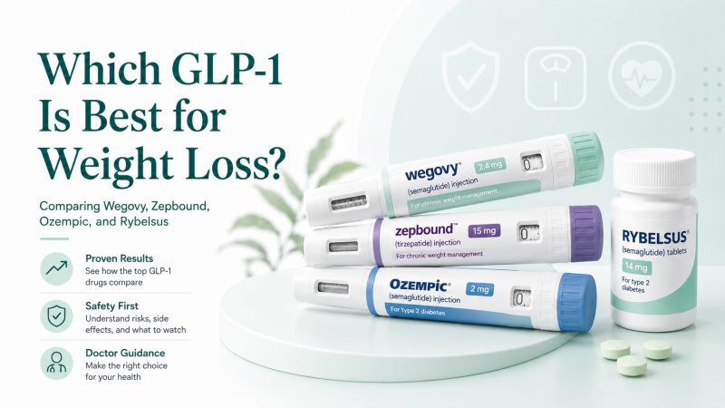Which GLP-1 Is Best for Weight Loss? Wegovy, Zepbound, Pills and More Compared